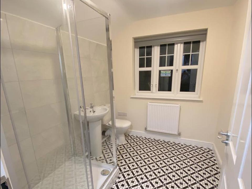 shower rooms installed by Move Prop Letting Agents's SP Maintenance company